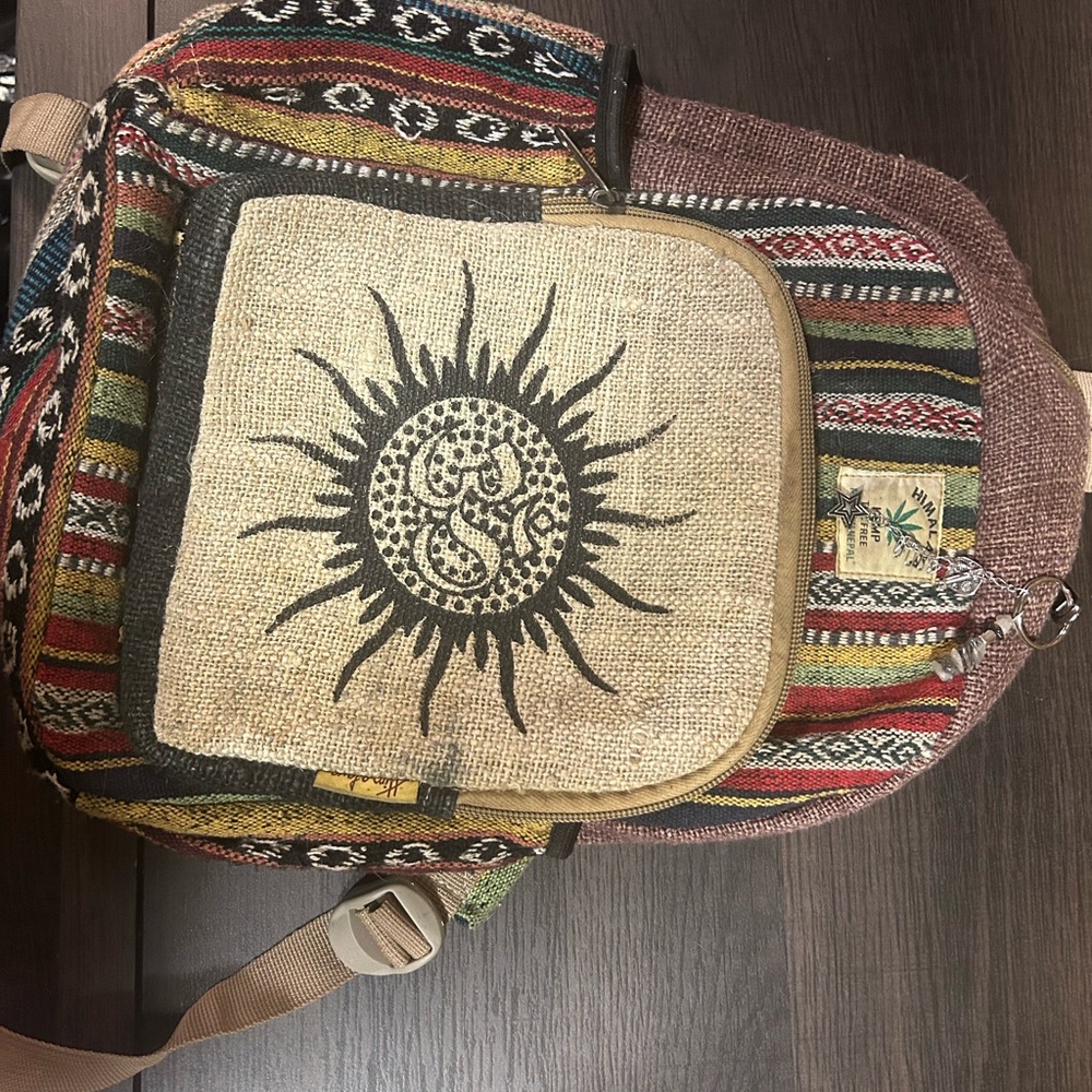 Multicolor Bohemian Backpack